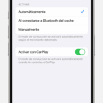 Cómo activar No molestar al conducir en iOS