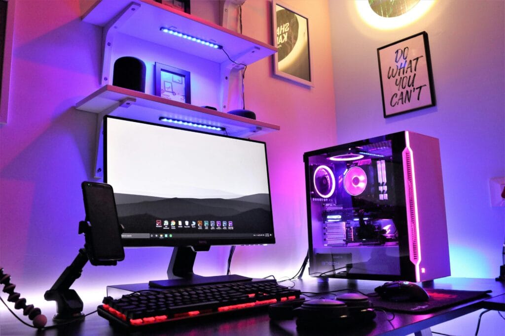 Para construir una PC gamer de alta gama, es esencial elegir una tarjeta gráfica potente y un procesador rápido