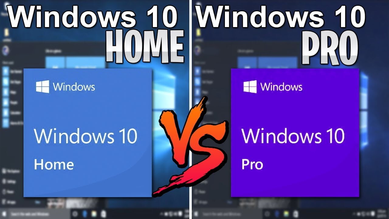 Diferencias clave entre Windows Home y Windows Pro