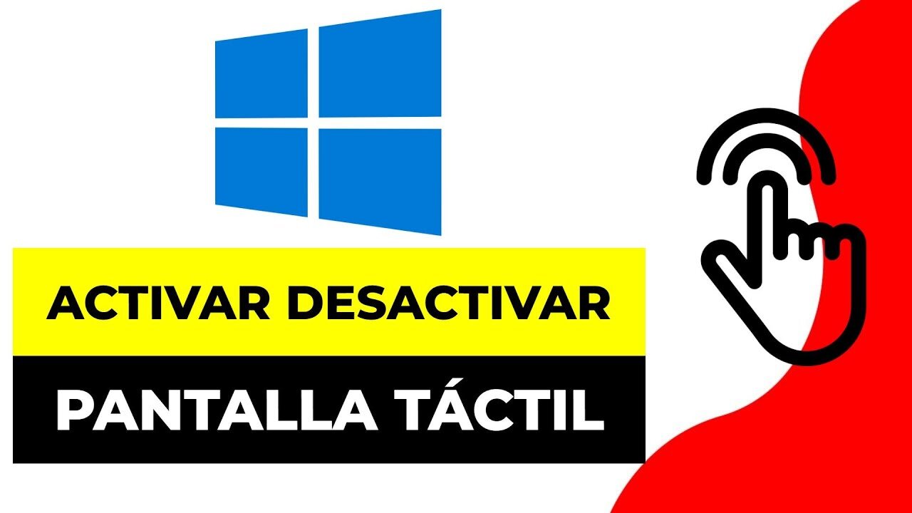 Métodos para desactivar la pantalla táctil en Windows 10