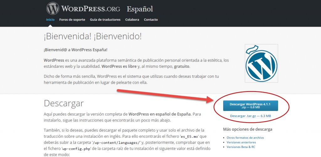 Paso 2: Instalar WordPress en tu servidor