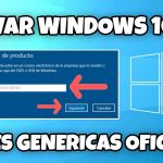 Pasos para activar Windows con clave