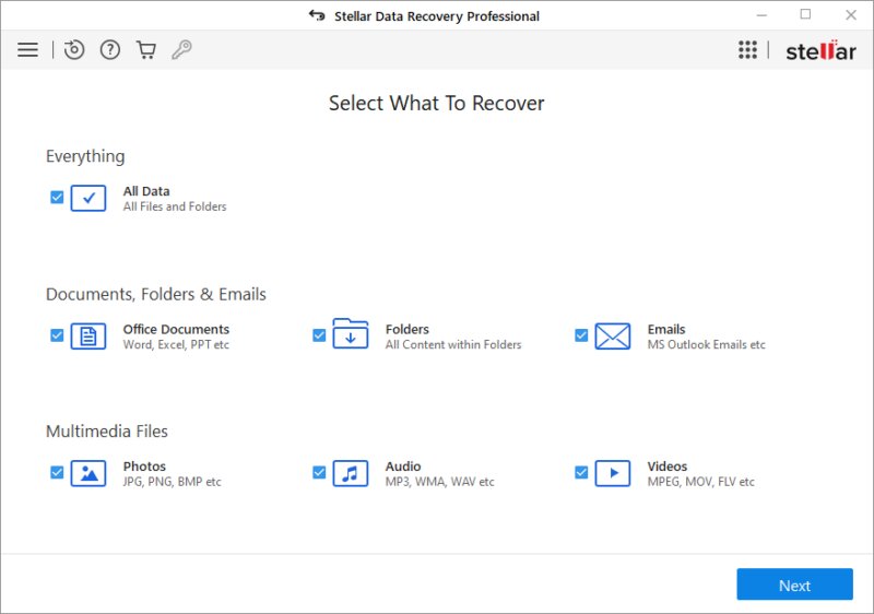 Uso de software de recuperación de datos